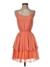 Express 100% Polyester Solid Orange Cocktail Dress Size XXS - photo 1
