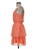 Express 100% Polyester Solid Orange Cocktail Dress Size XXS - photo 5