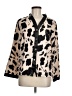 Unbranded Animal Print Tan 3/4 Sleeve Blouse Size M - photo 1