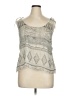 Converse One Star 100% Polyester Silver Gray Sleeveless Blouse Size XL - photo 1