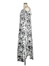 White Mark Print Silver Gray Casual Dress Size 1X - photo 5
