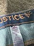 Justice Solid Blue Jeggings Size 6 - photo 3