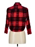 Forever 21 Plaid Red 3/4 Sleeve Button-Down Shirt Size L - photo 2