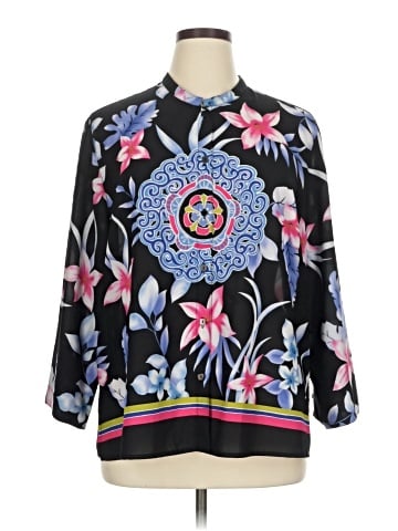 Sag Harbor 3/4 Sleeve Blouse (view 1)