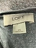 Ann Taylor LOFT Outlet 100% Cotton Color Block Gray Pullover Sweater Size XS - photo 7