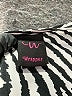 Wrapper Graphic Gray Black Cocktail Dress Size 3 - photo 7