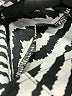 Wrapper Graphic Gray Black Cocktail Dress Size 3 - photo 8