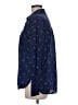 Old Navy 100% Cotton Print Blue Long Sleeve Button-Down Shirt Size M - photo 5