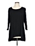 Creation Black 3/4 Sleeve Top Size L - photo 1