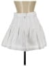 Hesperus Solid White Casual Skirt Size M - photo 2