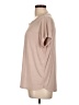 Tahari Tan Short Sleeve Top Size L - photo 5