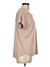 Tahari Tan Short Sleeve Top Size L - photo 4
