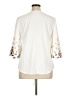 Unbranded Ivory 3/4 Sleeve Blouse Size XL - photo 2