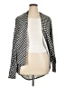 Unbranded 100% Polyester Houndstooth Silver Kimono Size XL - photo 1