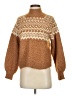 Gap Chevron-herringbone Brown Pullover Sweater Size XS - photo 1
