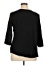Croft & Barrow 100% Polyester Black 3/4 Sleeve Blouse Size XL - photo 2