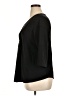 Croft & Barrow 100% Polyester Black 3/4 Sleeve Blouse Size XL - photo 5