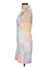 Zaful Tie-dye Ivory Cocktail Dress Size L - photo 5