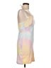 Zaful Tie-dye Ivory Cocktail Dress Size L - photo 4