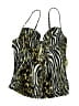Spiegel Animal Print Gold Swimsuit Top Size 10 - photo 1
