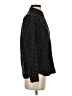 Uniqlo 100% Rayon Polka Dots Black Long Sleeve Blouse Size XS - photo 4