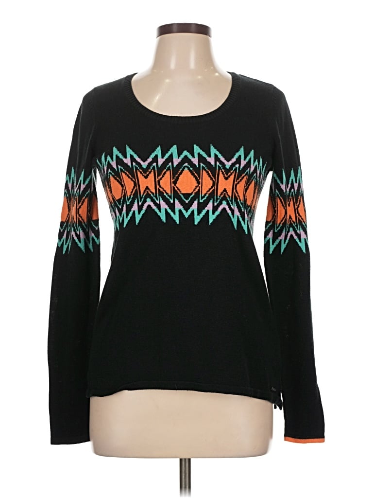 Pre-owned Volcom Pullover Sweater In Black