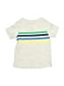 First Impressions Stripes Gray Short Sleeve T-Shirt Size 3-6 mo - photo 1