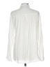 Unbranded Metallic Ivory Long Sleeve Button-Down Shirt Size L - photo 2