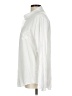 Unbranded Metallic Ivory Long Sleeve Button-Down Shirt Size L - photo 5