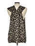 Ava & Aiden 100% Polyester Animal Print Gold Sleeveless Blouse Size L - photo 2