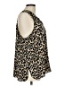 Ava & Aiden 100% Polyester Animal Print Gold Sleeveless Blouse Size L - photo 4
