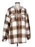 Shein Plaid Brown Jacket Size 12 - photo 1