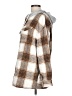 Shein Plaid Brown Jacket Size 12 - photo 5