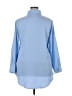 Unbranded Color Block Blue 3/4 Sleeve Blouse Size 2X - photo 2