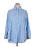 Unbranded Color Block Blue 3/4 Sleeve Blouse Size 2X - photo 1