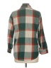 Unbranded Plaid Green Long Sleeve Button-Down Shirt Size M - photo 2