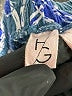 Happily Grey Paisley Blue Linen Pants Size S - photo 3