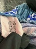 Happily Grey Paisley Blue Linen Pants Size S - photo 4