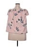 Maurices Pink Short Sleeve Blouse Size XXL - photo 2