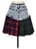 Unbranded Plaid Blue Denim Skirt Size 1 - photo 2