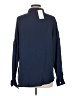 Trendy Queen 100% Rayon Solid Blue Long Sleeve Button-Down Shirt Size M - photo 2