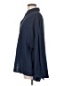 Trendy Queen 100% Rayon Solid Blue Long Sleeve Button-Down Shirt Size M - photo 5