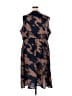 BLOOMCHIC 100% Polyester Graphic Brown Casual Dress Size 26 waist - photo 2