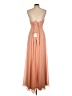 Wtoo 100% Polyester Tan Cocktail Dress Size L - photo 2