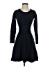 Sandro Solid Black Casual Dress Size Sm (1) - photo 1