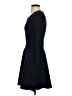 Sandro Solid Black Casual Dress Size Sm (1) - photo 5