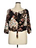 Takara 100% Rayon Black 3/4 Sleeve Blouse Size XL - photo 1