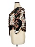 Takara 100% Rayon Black 3/4 Sleeve Blouse Size XL - photo 5