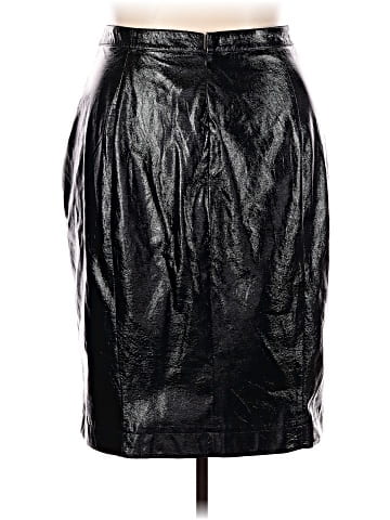 Nina Parker Faux Leather Skirt (view 2)