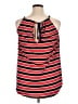 Peach Love 100% Polyester Red Sleeveless Blouse Size L - photo 2